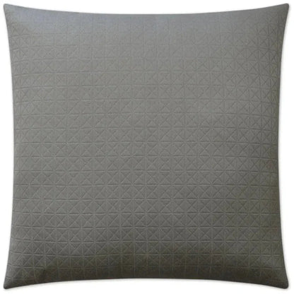 Diamante Truffle Grey Throw Pillow Insert - LOOMLAN - D.V. Kap - Throw Pillows