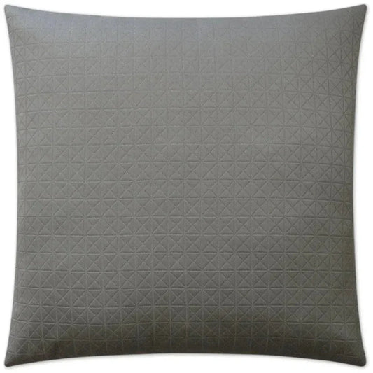 Diamante Truffle Grey Throw Pillow Insert - LOOMLAN - D.V. Kap - Throw Pillows