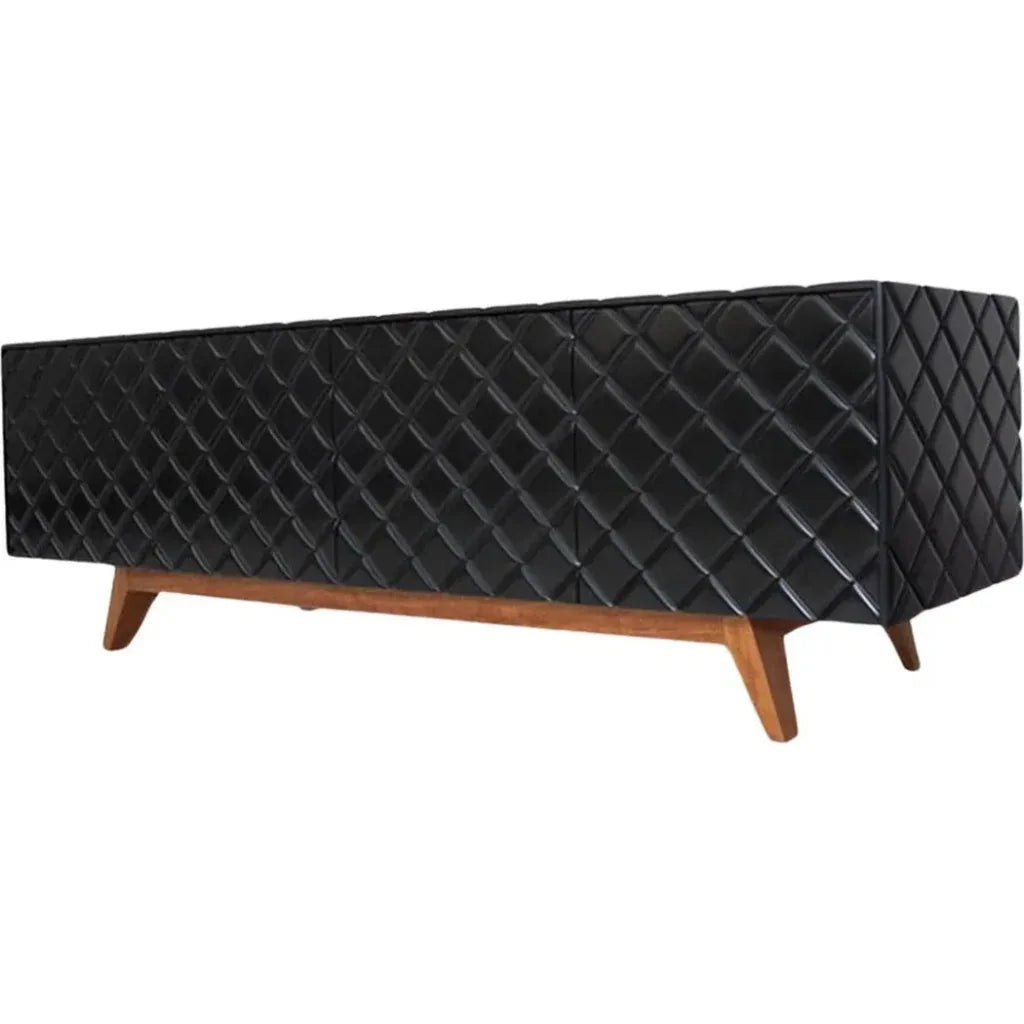 Diamond Black High Gloss Buffet for Dining Room - LOOMLAN - Victor Betancourt - Sideboards