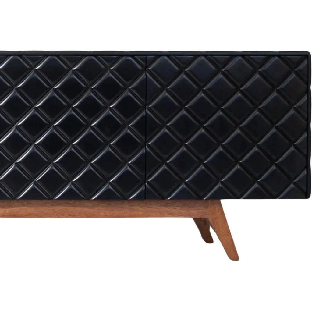 Diamond Black High Gloss Buffet for Dining Room - LOOMLAN - Victor Betancourt - Sideboards