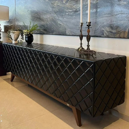 Diamond Black High Gloss Buffet for Dining Room - LOOMLAN - Victor Betancourt - Sideboards