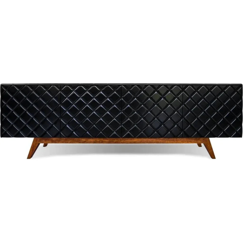Diamond Black High Gloss Buffet for Dining Room - LOOMLAN - Victor Betancourt - Sideboards