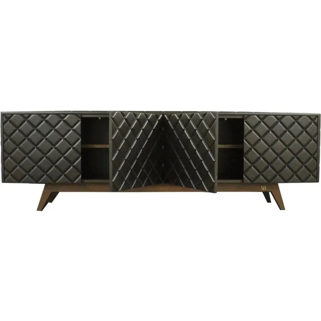 Diamond Cedar Wood Buffet Table for Dining Room - LOOMLAN - Victor Betancourt - Sideboards