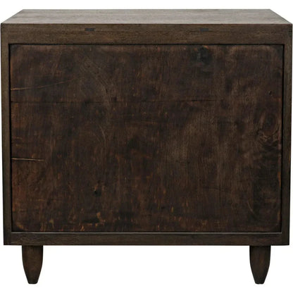 Diamond Four Drawers Walnut Chest