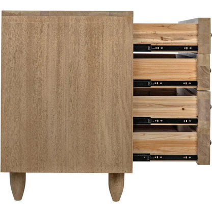 Diamond Four Drawers Walnut Chest