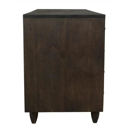 Diamond Solid Wood Dresser-Dressers-Noir-LOOMLAN
