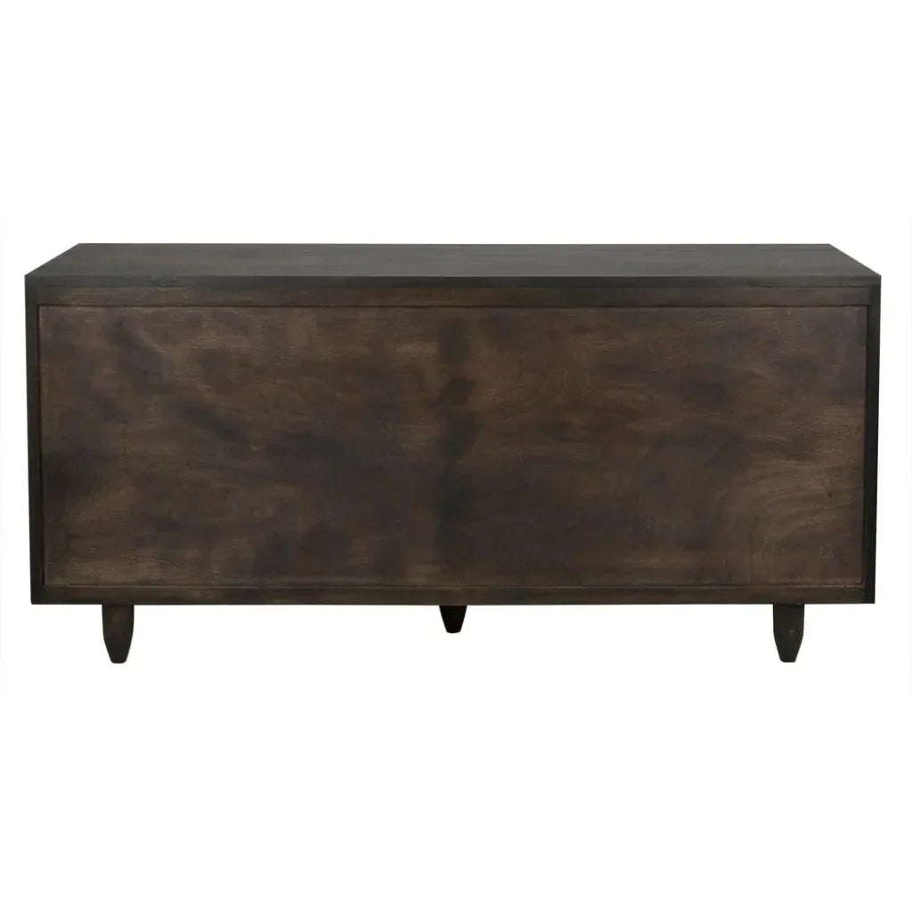 Diamond Solid Wood Dresser-Dressers-Noir-LOOMLAN