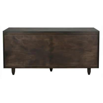 Diamond Solid Wood Dresser-Dressers-Noir-LOOMLAN