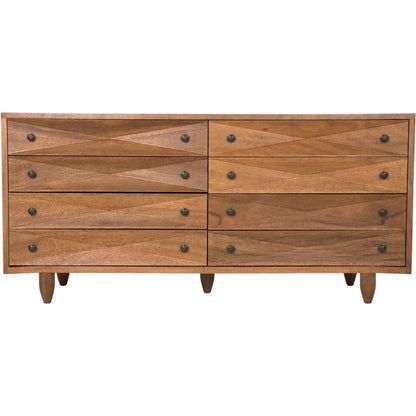 Diamond Solid Wood Dresser-Dressers-Noir-LOOMLAN