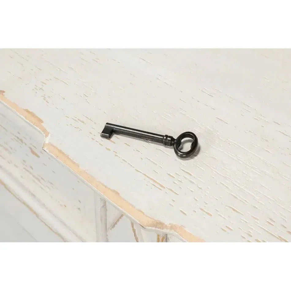 Diamond Wall Sideboard Whitewash Drawers - LOOMLAN - Sarreid - Sideboards