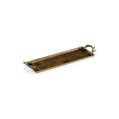 Diana Brass Made Oval Tray - LOOMLAN - Wildwood - Trays
