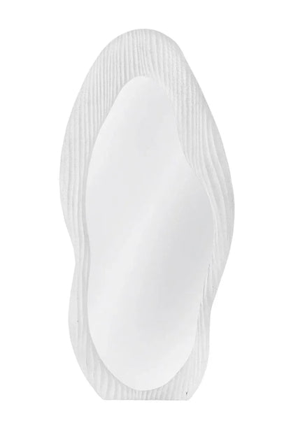 Dianne Distressed White Finish Wall Mirror - LOOMLAN - Bassett Mirror - Wall Mirrors