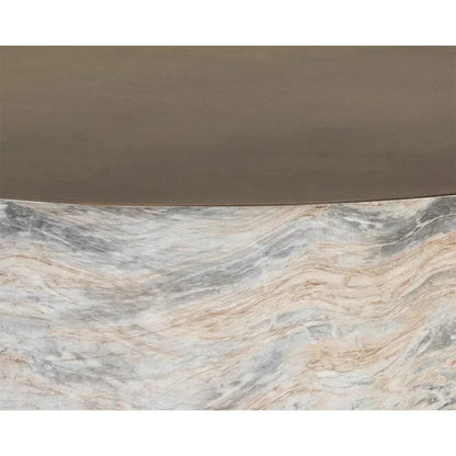 Diaz Outdoor Round Coffee Table-Outdoor Coffee Tables-SUNPAN-LOOMLAN