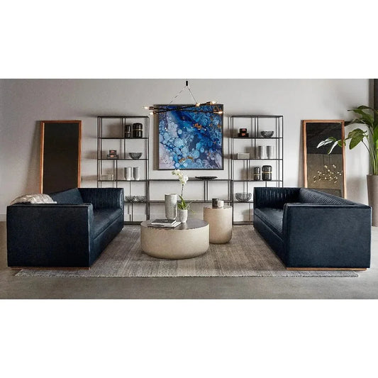 Diaz Outdoor Round Coffee Table-Outdoor Coffee Tables-SUNPAN-LOOMLAN