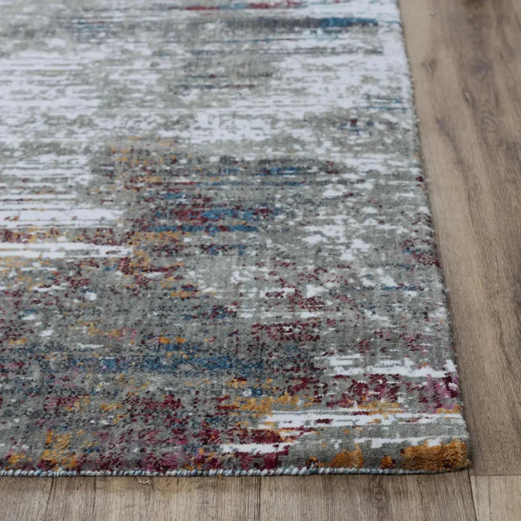 Diba Abstract Gray Large Area Rugs For Living Room - LOOMLAN - LOOMLAN - Area Rugs