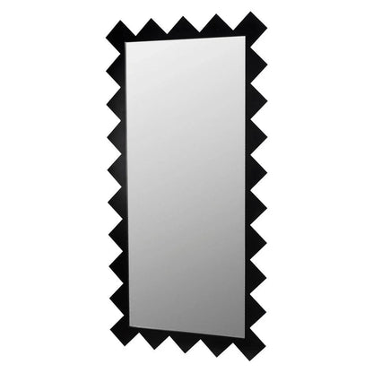 Didier Steel Framed Rectangular Wall Mirror - LOOMLAN - Noir - Wall Mirrors