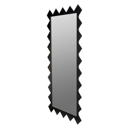 Didier Steel Framed Rectangular Wall Mirror - LOOMLAN - Noir - Wall Mirrors