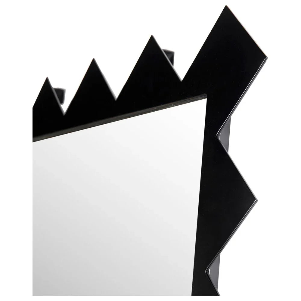 Didier Steel Framed Rectangular Wall Mirror - LOOMLAN - Noir - Wall Mirrors