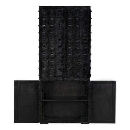 Didier Wooden Black Hutch - LOOMLAN - Noir - Etageres