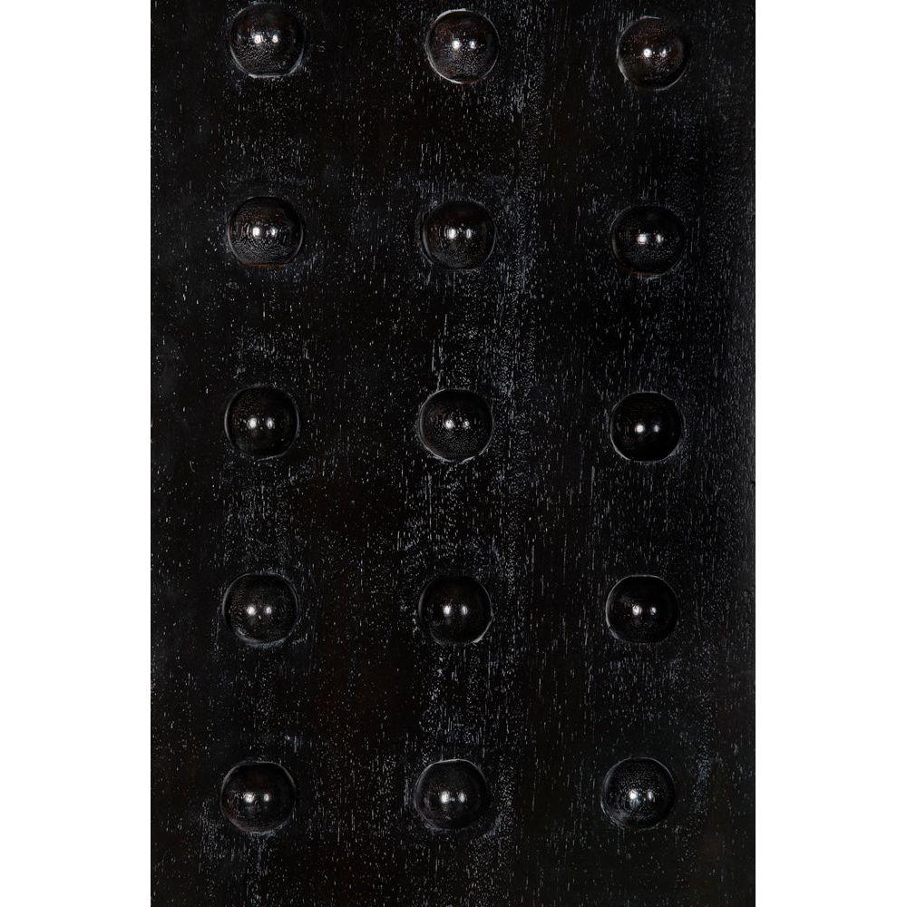 Didier Wooden Black Hutch - LOOMLAN - Noir - Etageres