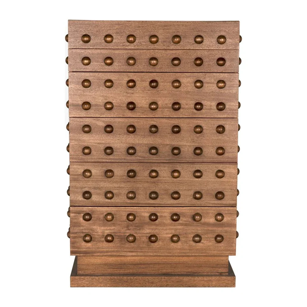 Didier Wooden Brown Dresser-Dressers-Noir-LOOMLAN