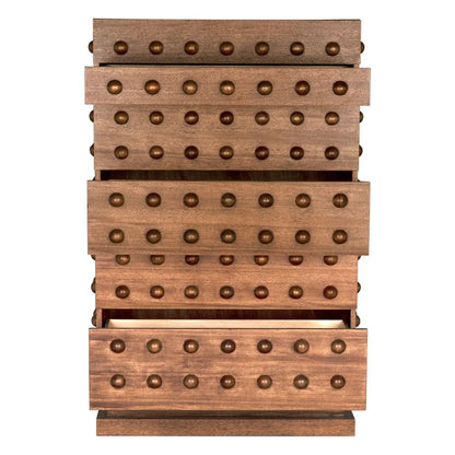 Didier Wooden Brown Dresser-Dressers-Noir-LOOMLAN