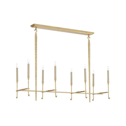 Diego Modern Gold Finish Chandelier - LOOMLAN - Wildwood - Chandeliers