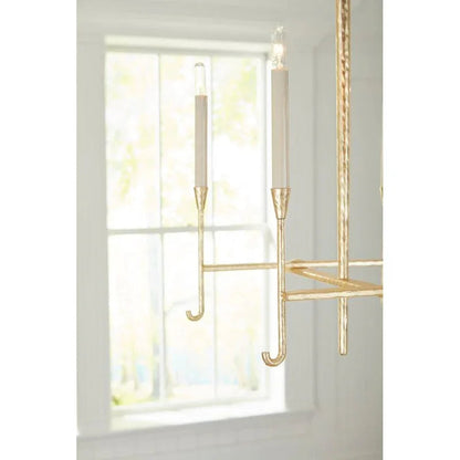 Diego Modern Gold Finish Chandelier - LOOMLAN - Wildwood - Chandeliers