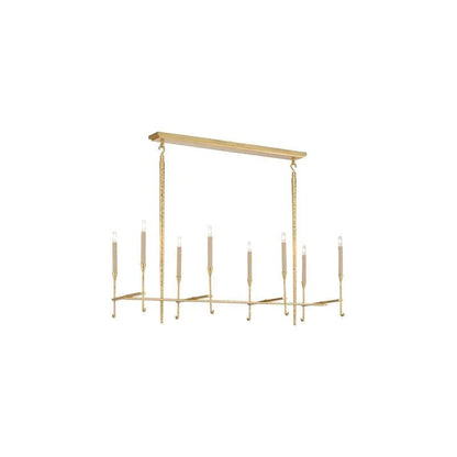 Diego Modern Gold Finish Chandelier - LOOMLAN - Wildwood - Chandeliers