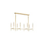 Diego Modern Gold Finish Chandelier - LOOMLAN - Wildwood - Chandeliers