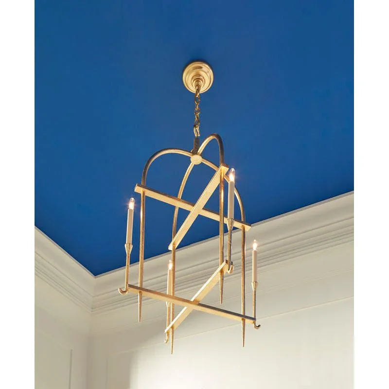 Diego Modern Gold Finish Lantern - LOOMLAN - Wildwood - Lanterns