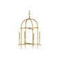 Diego Modern Gold Finish Lantern - LOOMLAN - Wildwood - Lanterns