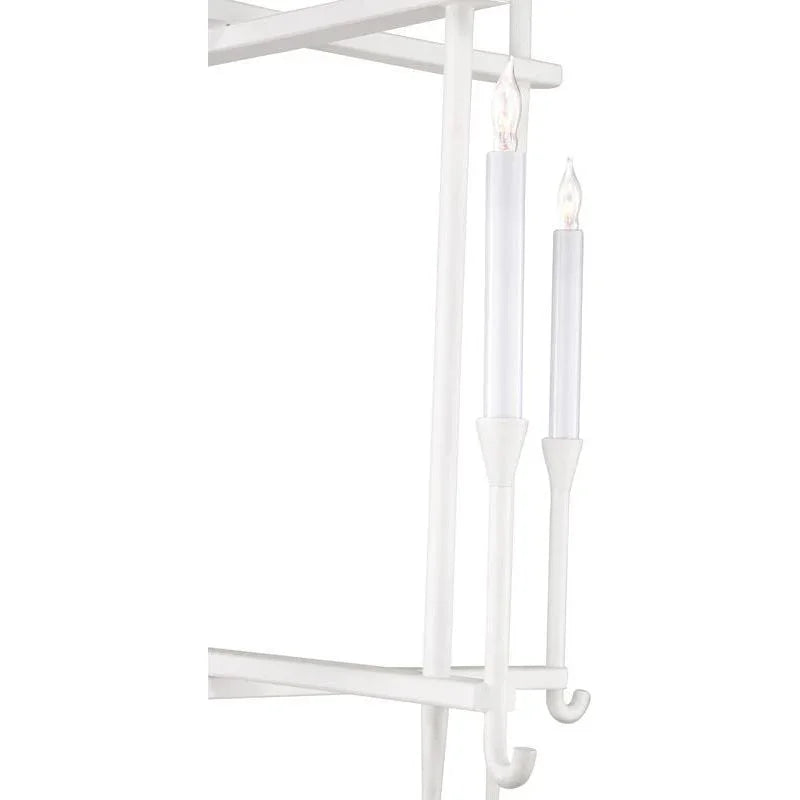 Diego White Adjustable Chain Lantern - LOOMLAN - Wildwood - Lanterns