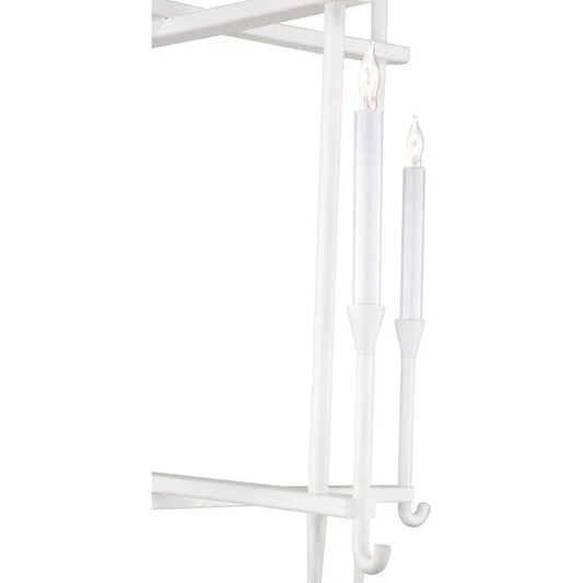 Diego White Adjustable Chain Lantern - LOOMLAN - Wildwood - Lanterns