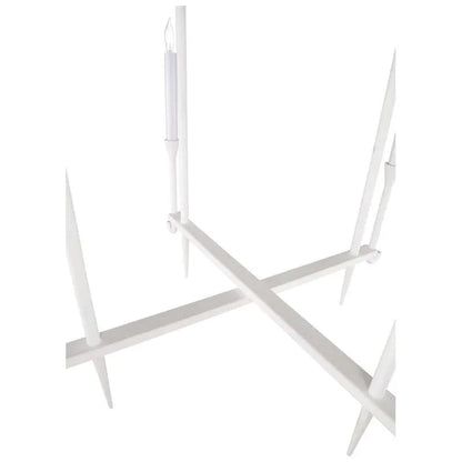 Diego White Adjustable Chain Lantern - LOOMLAN - Wildwood - Lanterns