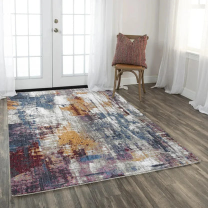Diel Abstract Orange Large Area Rugs For Living Room - LOOMLAN - LOOMLAN - Area Rugs