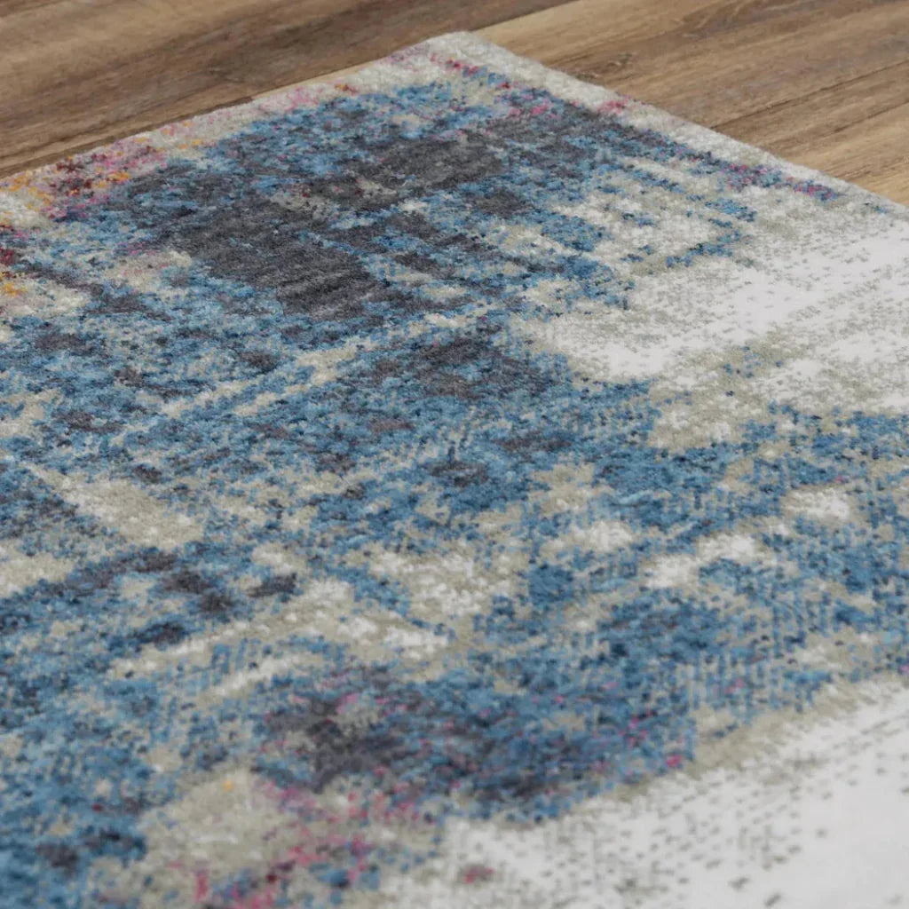 Diel Abstract Orange Large Area Rugs For Living Room - LOOMLAN - LOOMLAN - Area Rugs