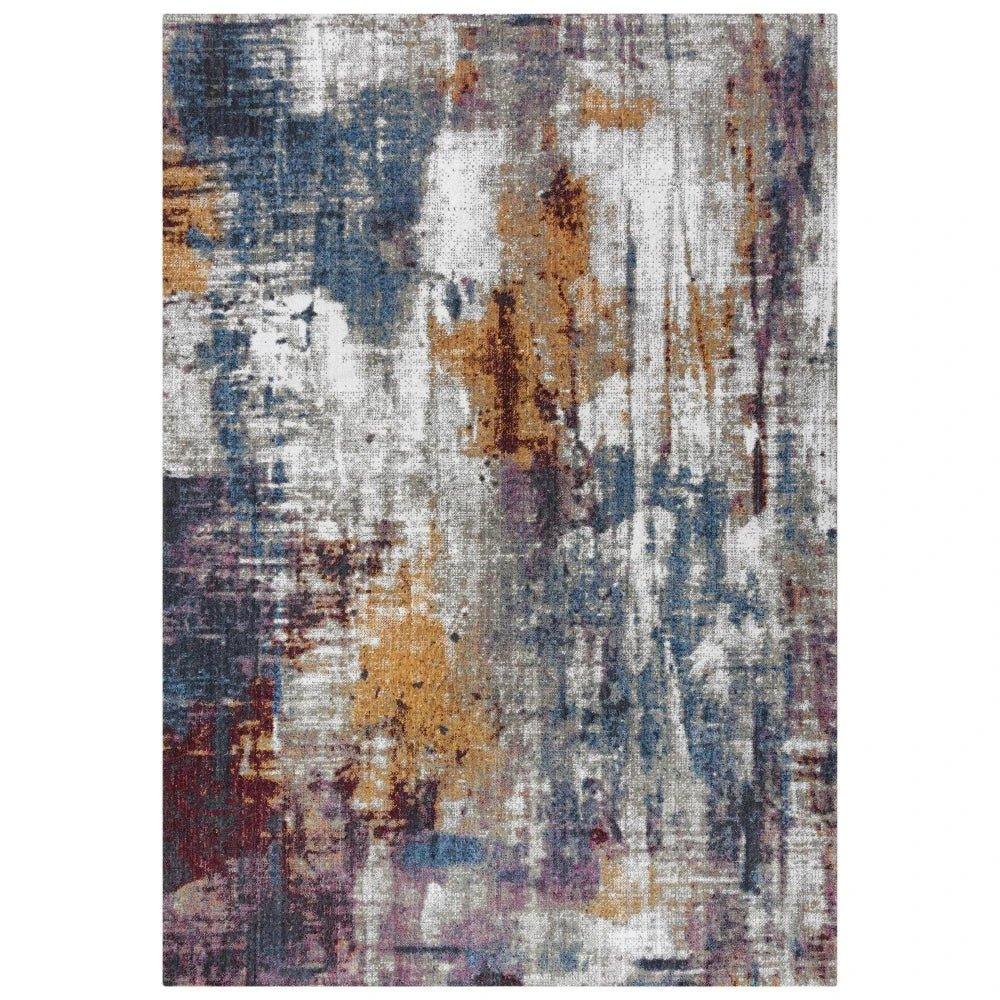 Diel Abstract Orange Large Area Rugs For Living Room - LOOMLAN - LOOMLAN - Area Rugs