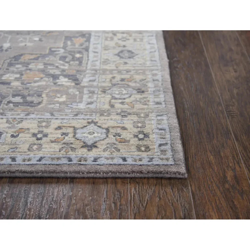 Diet Medallion Rust Large Area Rugs For Living Room - LOOMLAN - LOOMLAN - Area Rugs