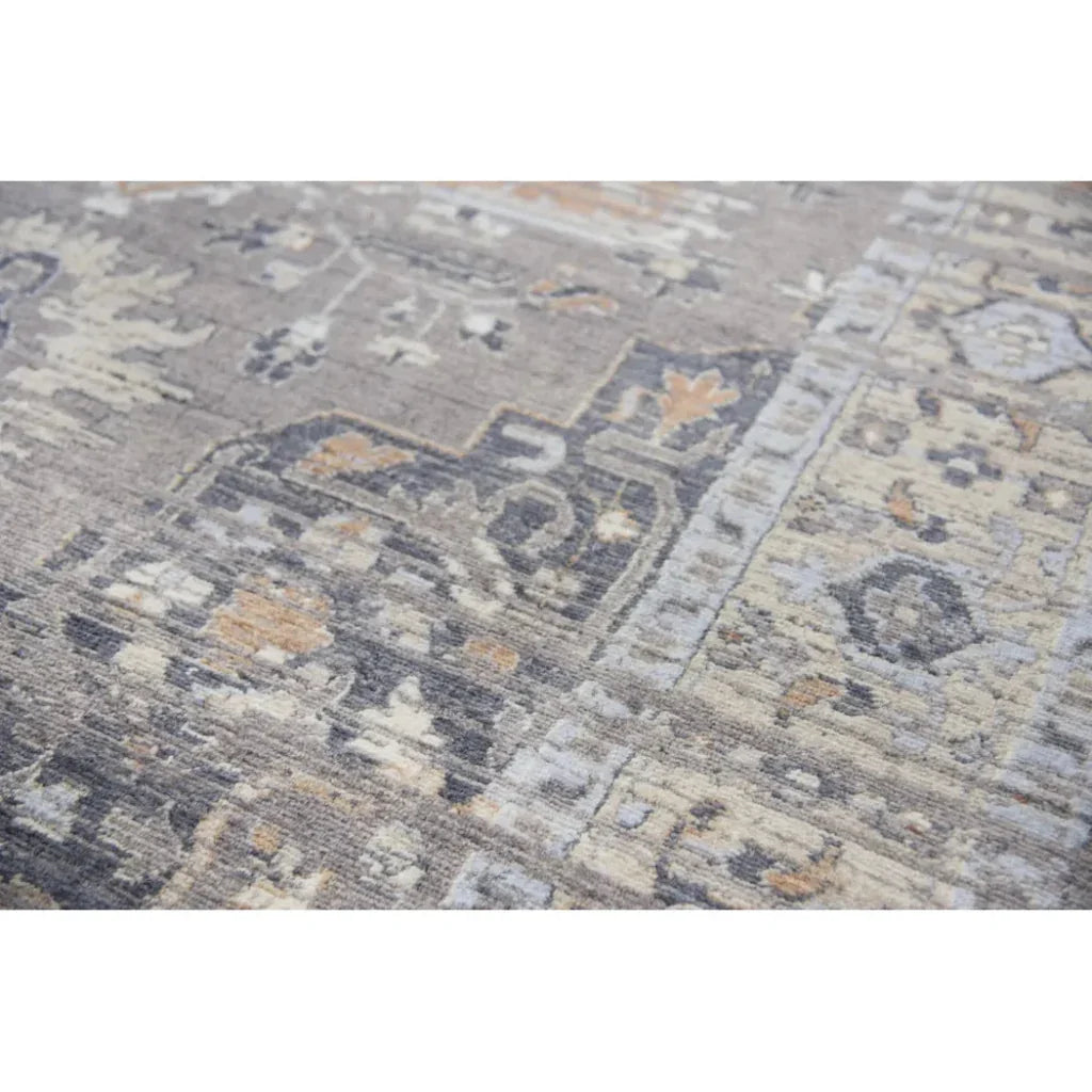 Diet Medallion Rust Large Area Rugs For Living Room - LOOMLAN - LOOMLAN - Area Rugs