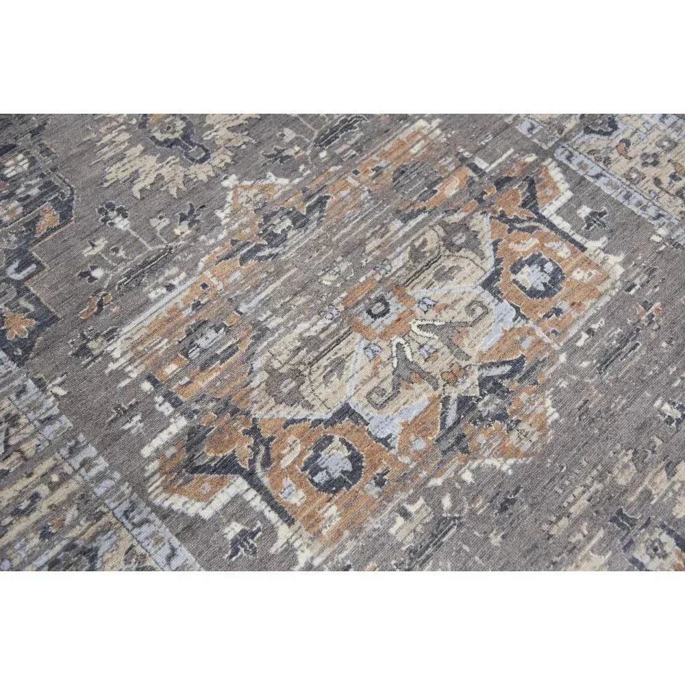 Diet Medallion Rust Large Area Rugs For Living Room - LOOMLAN - LOOMLAN - Area Rugs