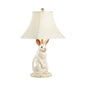 Dignified Rabbit Design Porcelain Table Lamp - LOOMLAN - Wildwood - Table Lamps