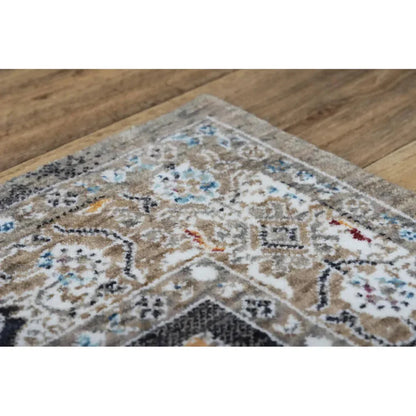 Dika Medallion Charcoal Large Area Rugs For Living Room - LOOMLAN - LOOMLAN - Area Rugs