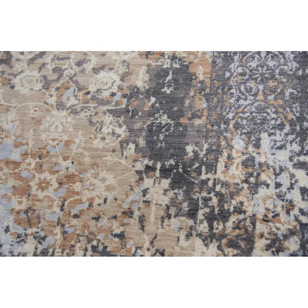 Dime Floral Rust Large Area Rugs For Living Room - LOOMLAN - LOOMLAN - Area Rugs