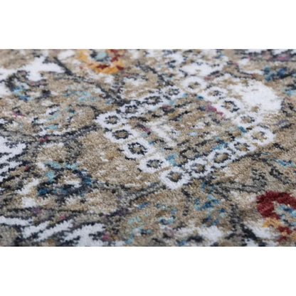 Dimm Medallion Beige Large Area Rugs For Living Room - LOOMLAN - LOOMLAN - Area Rugs