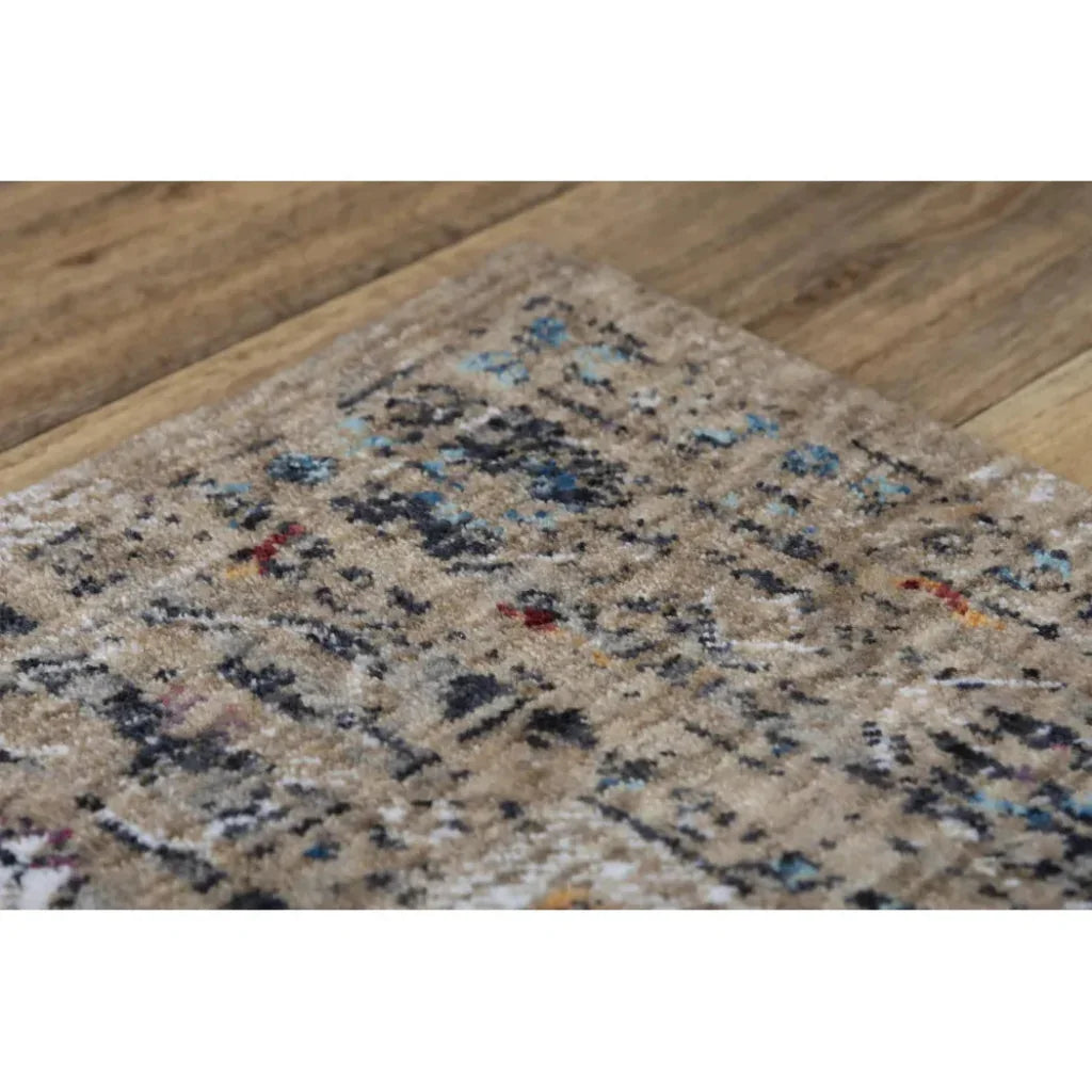 Dimm Medallion Beige Large Area Rugs For Living Room - LOOMLAN - LOOMLAN - Area Rugs