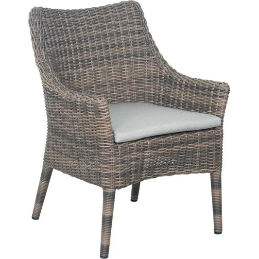 Dining Chair Set of Two - Grey Outdoor-Outdoor Dining Chairs-Seasonal Living-LOOMLAN