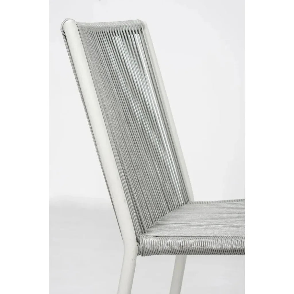 Dining Side Chair Set of Two - Grey Outdoor-Outdoor Dining Chairs-Seasonal Living-LOOMLAN