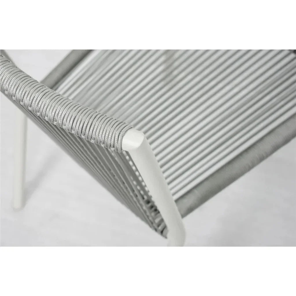 Dining Side Chair Set of Two - Grey Outdoor-Outdoor Dining Chairs-Seasonal Living-LOOMLAN