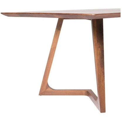 Dining Table Rectangular Brown Mid-Century-Dining Tables-Moe's Home-LOOMLAN